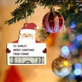 thumbnail image 4 of Hot6sl Liquidación de Ahorros de Verano Tarjeta de Cambio de Papá Noel Decoración de Árbol de Navidad de Madera Tarjeta de Madera, 4 of 5
