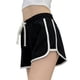 thumbnail image 3 of Pantalones cortos deportivos para mujer, pantalones casuales sueltos de pierna recta, pantalones cortos de estilo yoga adelgazantes de cintura alta y antideslumbrantes para ropa de abrigo, 3 of 3