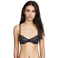 thumbnail image 3 of SKARLETT BLUE Intimates Black Demi Underwire Bra 32 C, 3 of 4