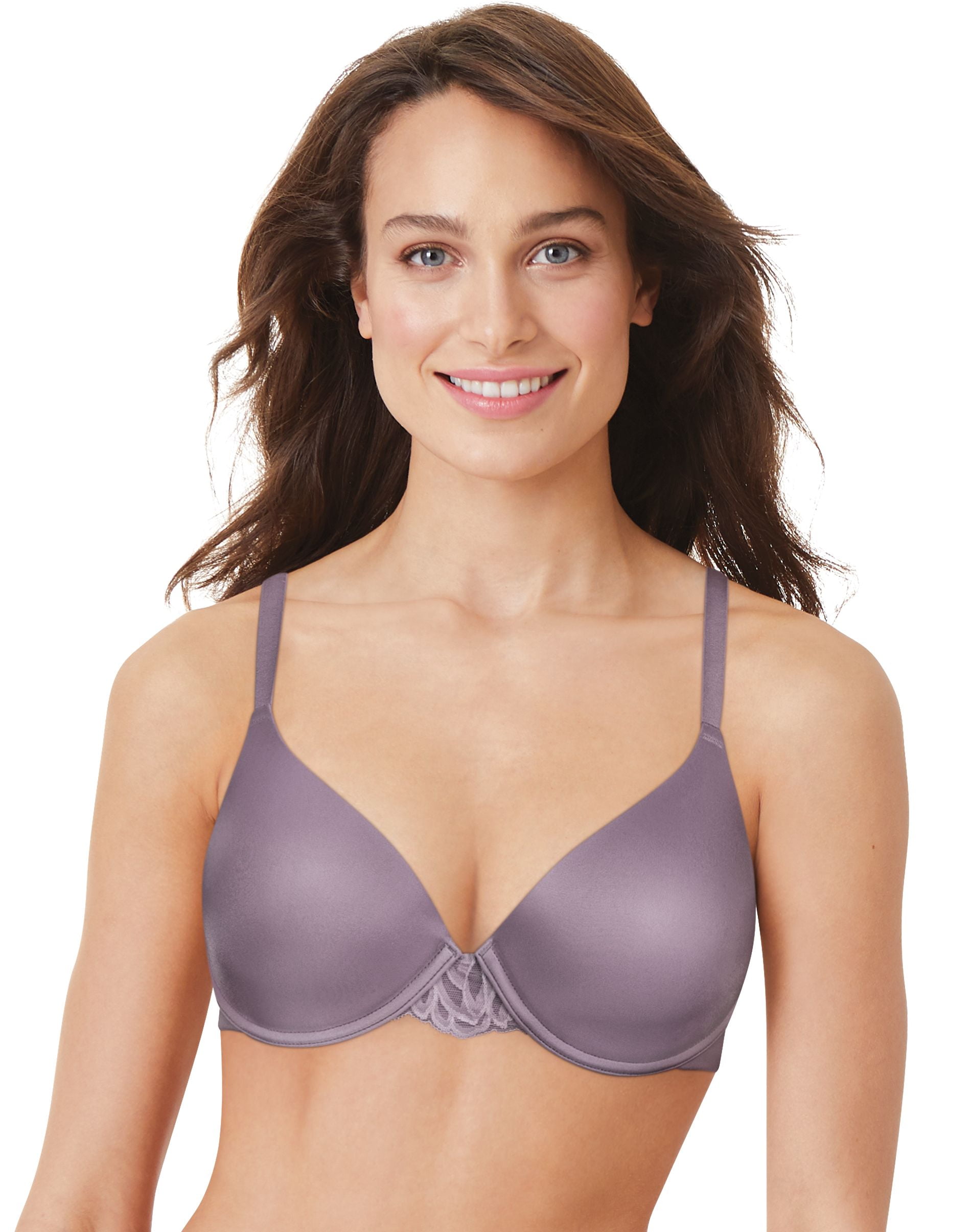 Bali Bali Bali One Smooth U Dreamwire Underwire Bra Purple Shade 40d