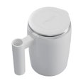 thumbnail image 1 of Vaso mezclador automático, recargable, giratorio y autoagitador con tapa, 14 pulgadas, blanco, 1 of 9