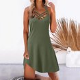 thumbnail image 1 of WILLBEST Vestido Casual De Mujer, Primavera Y Verano 2025, Color Liso, Moda Informal, Vestido De Playa Con Tirantes, 1 of 3