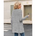 thumbnail image 3 of MISFAY Women's Cardigans Long Sleeve with Pockets - Open Front Lightweight Cardigan, 3 of 5