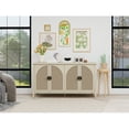 thumbnail image 5 of BSHTI Rattan 4 Door Cabinet, Suitable for Bedroom, Living Room, Study, 5 of 9