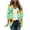 1-1-Multicolor, variant on SELONE Long Cardigans for Women Trendy 3/4 Sleeve Plus Size Regular Open Front Cardigans Without Hoodie Print Lightweight Beach Vacation Wear Multicolor L