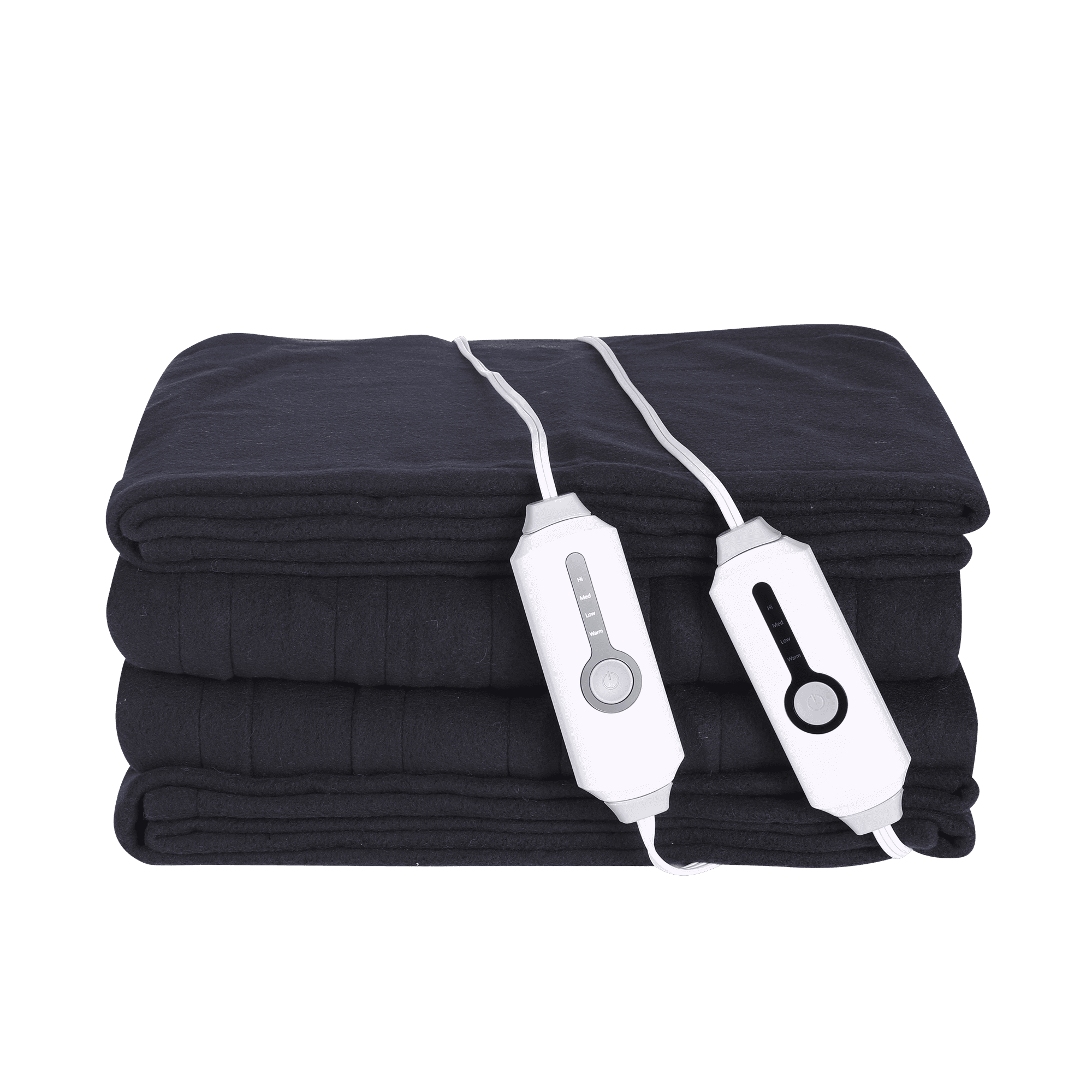 GONUES Heated Electric Blanket Queen Size 84"x90" - 4 Heat Levels & 10 Hours Auto off, Fast Heating & Overheat Protection, Dark Gray