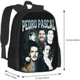 thumbnail image 2 of Pedro Pascal Backpack Large Capacity Backpacks Minimalist Leisure Travel Daypack 16.5 inch, 2 of 7