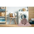 thumbnail image 2 of Ahgly Company Machine Washable Indoor Rectangle Transitional Light Rose Pink Area Rugs, 7' x 9', 2 of 7
