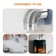 thumbnail image 4 of Wood Stove Pipe Flue Stainless Steel Chimney Exhaust Pipe Rustproof Elbow Exhaust Pipe, 4 of 4