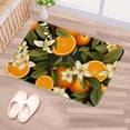 thumbnail image 5 of Tangerine Polyester Non-Slip Office Chair Mat Bath Rugs Floor Rugs Machine Washable, 5 of 6