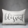 thumbnail image 2 of Creative Products So Incredibly Blessed White and Grey 14x20 Indoor / Outdoor Pillow, 2 of 2
