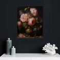 thumbnail image 4 of COMIO Canvas Wall Art Room Decor Vintage Flower Canvas Prints Framed Large Wall Art Decorations for Bedroom Farmhouse Bathroom Decor Wall Art 16x20in, 4 of 4