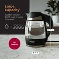 thumbnail image 4 of MuellerLiving Electric Kettle, 1500W Borosilicate Glass Tea Kettle Pot Water Heater for Coffee & Tea, 4 of 10