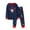 Z1-Blue, variant on shoper Boys Pjs Size 8-10 Long Sleeve Pajamas Daily Round Neck Top with Pants Sleepwear Clothes Set 2 Piece Pjs Clothes Set Gifts for Kids Green 110