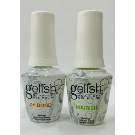 Gelish Soak Off Gel Polish - pH BOND & NOURISH ( Combo Pack )