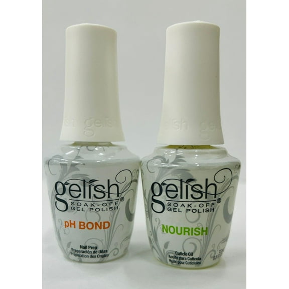 Gelish Soak Off Gel Polish - pH BOND & NOURISH ( Combo Pack )