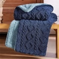 thumbnail image 5 of Blanket for Couch Sofa Navy - King (108" x 90"), 5 of 5