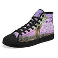 thumbnail image 7 of Easter Day Christian He Is Risen Death Could Not Hold Him Rejoice In The Resurrection Of Jesus ChristF High Top Canvas Shoes Sneakers Black Size 4.5, 7 of 7