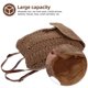 thumbnail image 2 of 1Pc Practical Storage Bag Fashion Lady Shoulder Bag Beach Weave Backpack, 2 of 4
