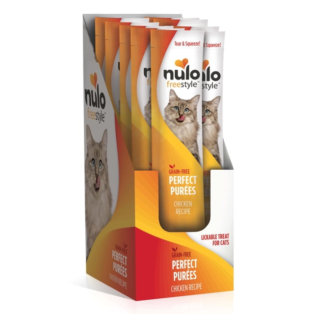 Golocinas Húmedas para Gatos Nulo Freestyle Perfect Purees Pollo 48x15mL