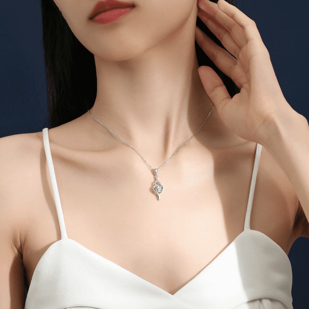 Cubic zirconia necklace discount
