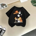 thumbnail image 2 of Little Girl Short Sleeve Tee Shirt Cotton Casual Crewneck Graphic Tops Multiple colors T-Shirts 2 Packs, 2 of 4