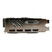 Gigabyte GV-N1080WF3OC-8GD GeForce GTX 1080 Graphic Card - 1.66 GHz Core - 1.80 GHz Boost Clock - 8 GB GDDR5X - PCI Express 3.0 x16 - 256 bit Bus Width - Fan Cooler - OpenGL 4.5, DirectX 12 - 3 x Disp