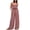 Wine, variant on Iyufng Striped Summer Outfits for Women 2 Piece Spaghetti Straps Top Wide Leg Pants Suit