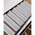 thumbnail image 7 of Stair Treads for Wooden Steps, Grey Striped Peel and Stick Stair Treads with Adhesive, Luxurious White Stripes Modern Abstract Art Non Slip Indoor Stairs Runner Rugs Mats for Elders Dogs 8"x30"10PCS, 7 of 7