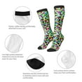 thumbnail image 6 of Balery Colorful Tie Dye Stained Glass Printed Novelty Socks Men's Women's Crew Socks Sports Socks Knee High Socks Cotton Socks Quirky and Cool Socks, 6 of 9