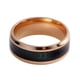 thumbnail image 1 of Guardurnaity Anillo de temperatura Acero Emoción Anillos de humor Pareja Joyería de mano sensible inteligente, Tamaño 9, Oro rosa Type3 NO3 Guardurnaity AP000743-19, 1 of 1