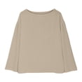 thumbnail image 4 of Breathable Linen Tops for Women Beach Vacation Flowy Summer Outfit, 4 of 6
