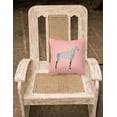 thumbnail image 2 of Carolines Treasures Orlov Trotter Horse Pink Check Fabric Decorative Pillow 14Hx14W multicolor, 2 of 2