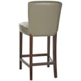 thumbnail image 6 of SAFAVIEH Ken Square Mid Back Bar Stool, Clay, 6 of 7