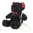 thumbnail image 1 of Kesyoo Peluche Muñeca Bolsa de encaje Bolsa de encaje encantador Bolsa de Crossbody Chic Pequeño Bolso de hombro para mujeres Niñas (Negro), 1 of 6