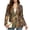 Camo Hunting Forest, variant on Psesaysky Christmas Love Red Plaid Blazer for Women Work Office Suits, Open Front Long Sleeve Casual Business Jacket with Pockets, Plus Size Single Button Dressy Coat, Professional Interview Outfits