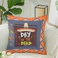 thumbnail image 2 of MKHERT Day Of Dead Pillow Covers Pillowcase Throw Pillows 18x18 inch, 2 of 2