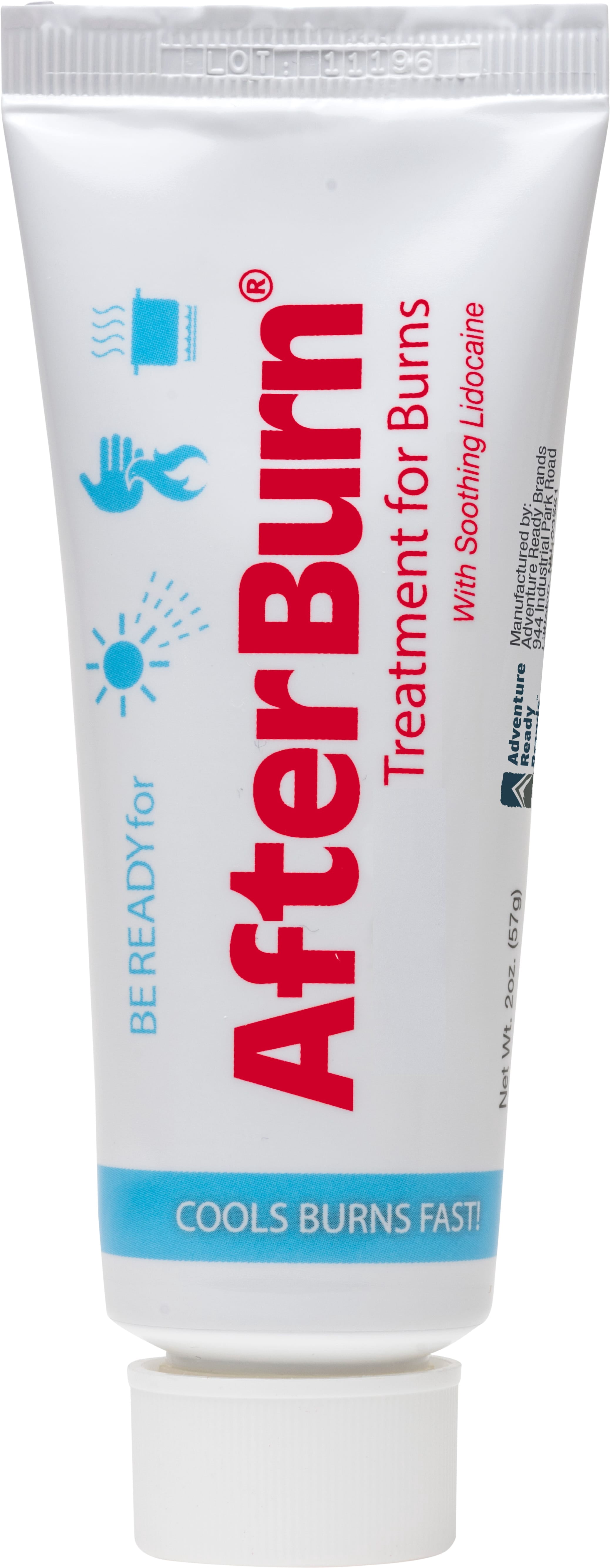 (4 pack) AfterBurn Advanced Pain Relief Gel, 2 oz.