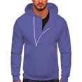 thumbnail image 1 of Sudadera Para Hombre Sudaderas Con Capucha de Moda Sudadera Con Cremallera Otoño Con Medio Color Sólido Deportes Casuales Odeerbi ODB181819, 1 of 6