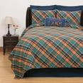 thumbnail image 2 of Troy Plaid King Bed Reversible 3 Piece Machine Washable Bedding Quilt Set, 2 of 8