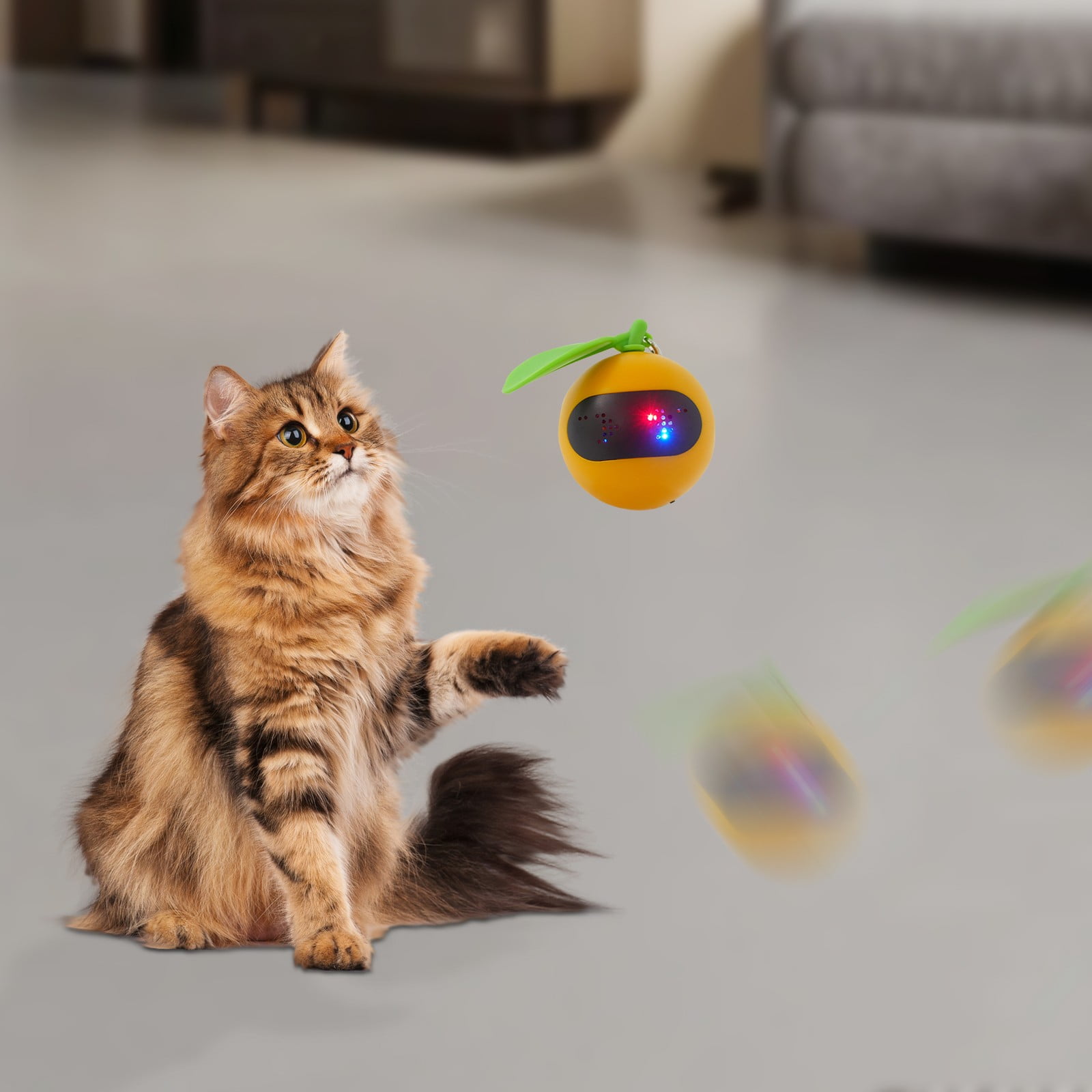 Modern Interactive Cat Toy, Electric Moving Ball, Automatic Rolling Ball Cat Toy for Homes, Pet Shops, Living Rooms, Bedrooms