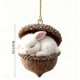 thumbnail image 3 of Lekihaqq Forest Animal Christmas Ornaments, Acrylic Tree Decorations, Holiday Decor, Festive Animal Print Ornaments, Woodland Theme Christmas Decor, Wildlife Holiday Tree Hanging Decorations, 3 of 6