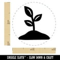 thumbnail image 2 of Seedling Growing Plant Self-Inking Rubber Stamp Ink Stamper - Yellow Ink - Mini 1/2 Inch, 2 of 7