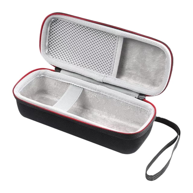 Estuche de viaje para afeitadoras eléctricas con bolsa de red interior, funda protectora de EVA, estuche rígido para viajes, corte de pelo, barbería y