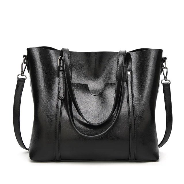 Sac à main en cuir huilé vintage européen et américain pour femme, sac polyvalent à la mode, grand sac à bandoulière initié, nouveau style, 2023