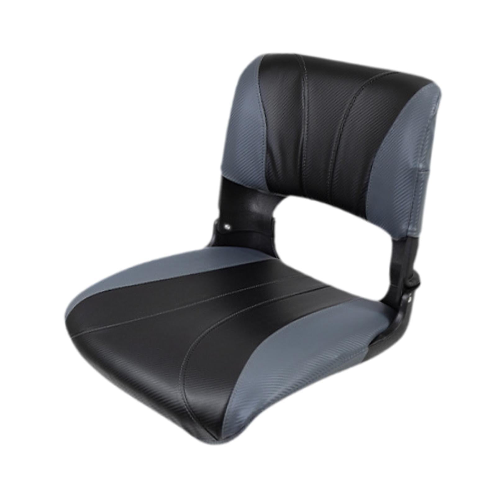 harayaa Folding Boat Seat Canoe Seat Waterproof Sun Protection Comfortable Foldable Boat Black