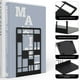 thumbnail image 3 of BESTYASH 1Par Soportes Metálicos Para Libros En Color Negro Con Durabilidad Y Estilo Clásico, 3 of 8