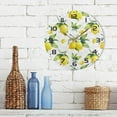thumbnail image 7 of SKYSONIC Lemon Wall Clock 10 Inch Silent Non Ticking Round Clock Oil Painting Clock Easy to Read Clock for Living Room Bedroom Bathroom Home Decor, 7 of 7
