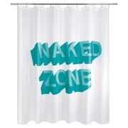 Allure Home Creation Naked Zone Shower Curtain