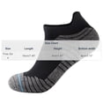 thumbnail image 3 of Jamicy Men's No Show Socks Breathable Sports Compression Cushioned Sole Arch Support Socks Athletic Running Socks for Men, 3 of 6